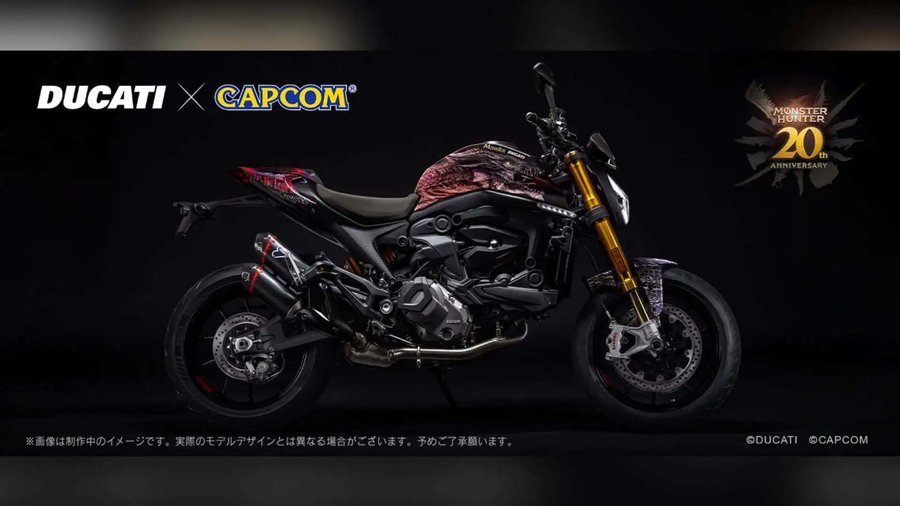 Ducati's Dropping This Sick Capcom Monster Hunter Collab, But Only in Japan