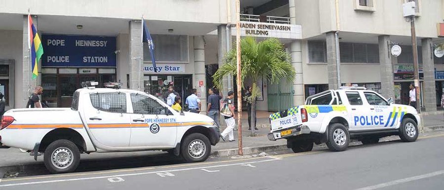 Pope Hennessy police station, Mauritius