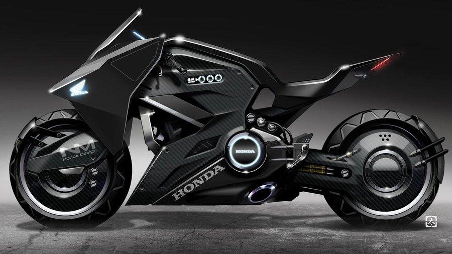 ScarJo rides sick Honda cycle concept in Ghost in the Shell