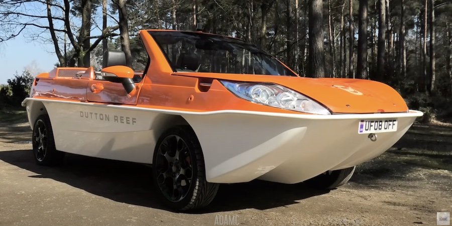 This Ford Fiesta Is Both A Boat And A Car At The Same Time