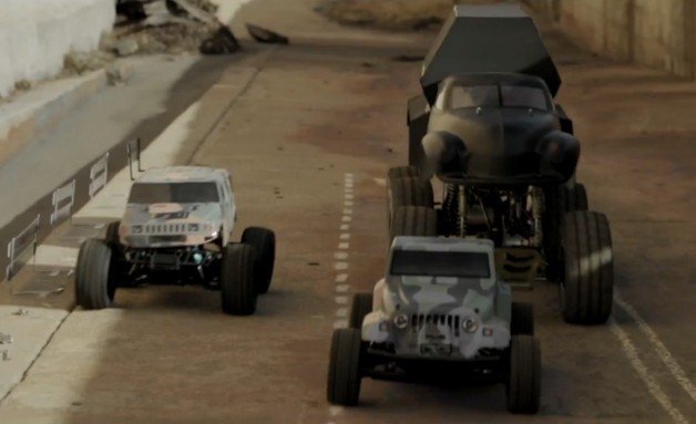 Fast and Furious 6 Trailer Redone with R/C Cars