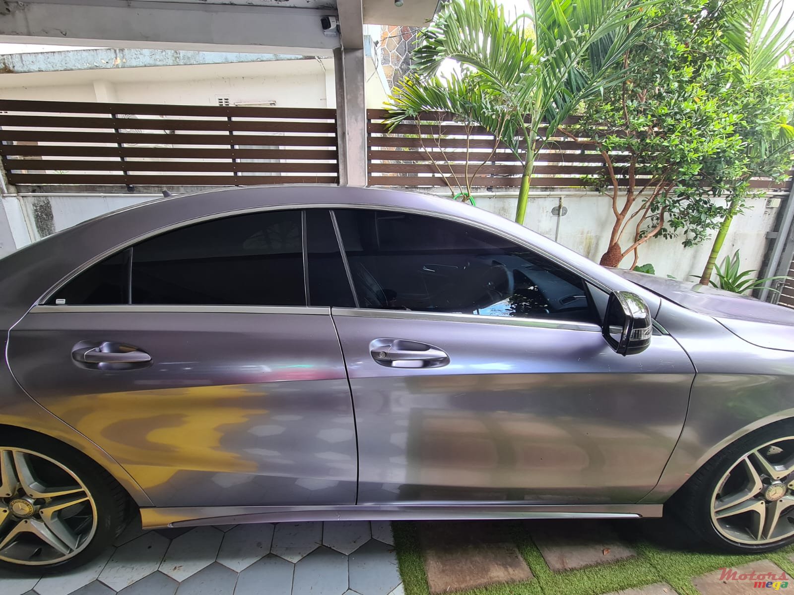 2014' Mercedes-Benz CLA 180 Grey Wrapped colour photo #3