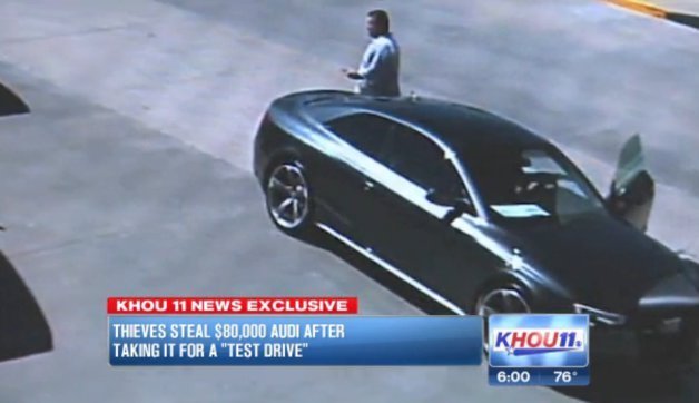 Audi RS5 Test Drive Ends with Potential Buyer Stealing Car