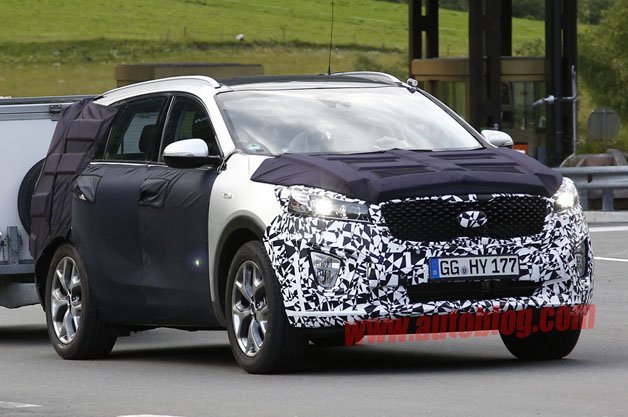 Kia Sorento Spotted High-Altitude Testing After 'Ring Run