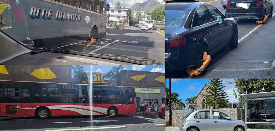 Sabots de police : En une semaine, 108 véhicules immobilisés pour stationnement interdit