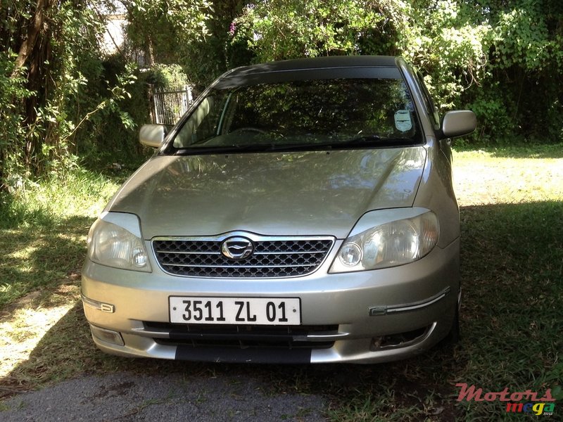 2001' Toyota Corolla NZE 121 grade G photo #1