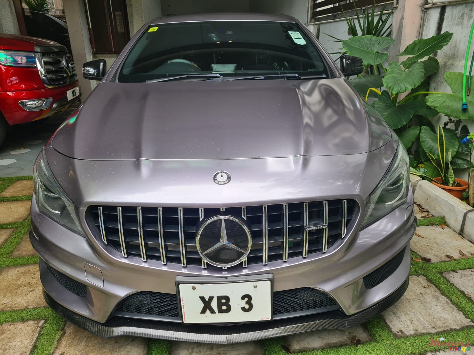 2014' Mercedes-Benz CLA 180 Grey Wrapped colour photo #1
