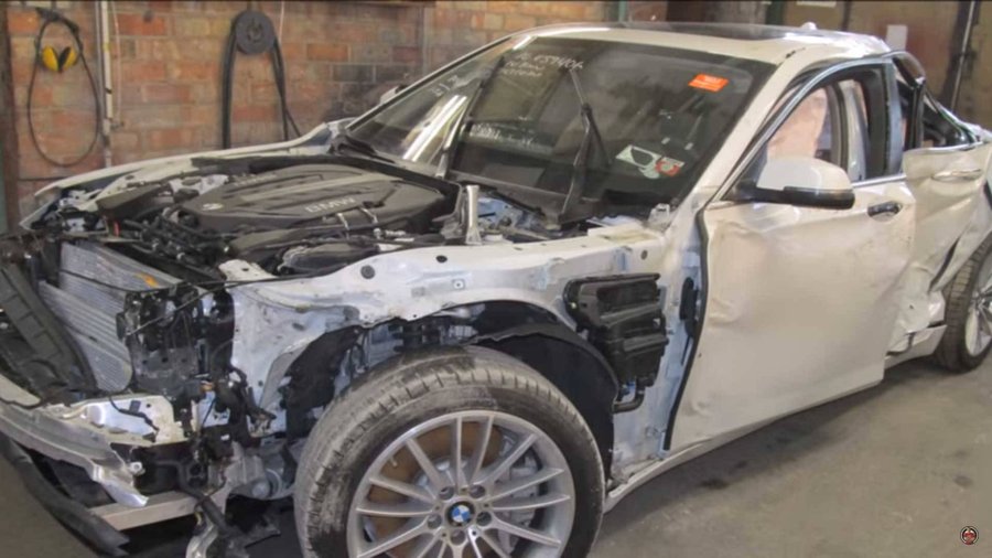 See This Body Repair Pro Bring A Bmw 7 Series Back From The Dead