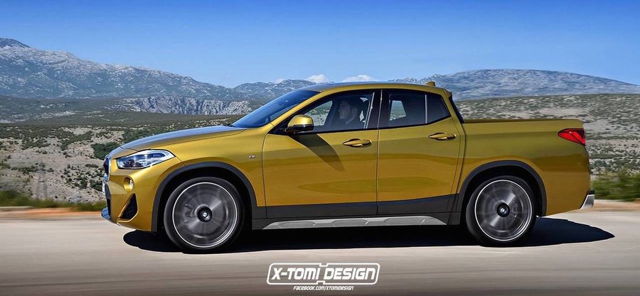 BMW X2 Gets Controversial Cabrio And Pickup Imaginary Conversions
