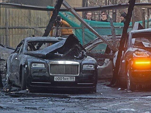 Moscow Man’s $3 Million Luxury Car Collection Burns to the Ground in Suspected Arson Attack