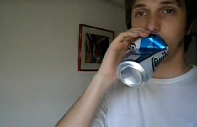Guy Puts Crazy Effort into Recreating Lamborghini V10 Engine Sound with Beer Can