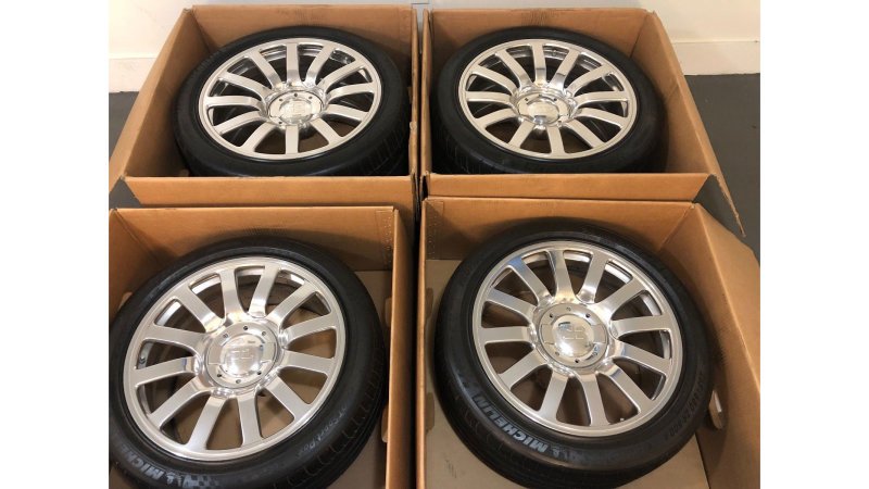 Bugatti Veyron used wheels and tires for sale on eBay for $100,000