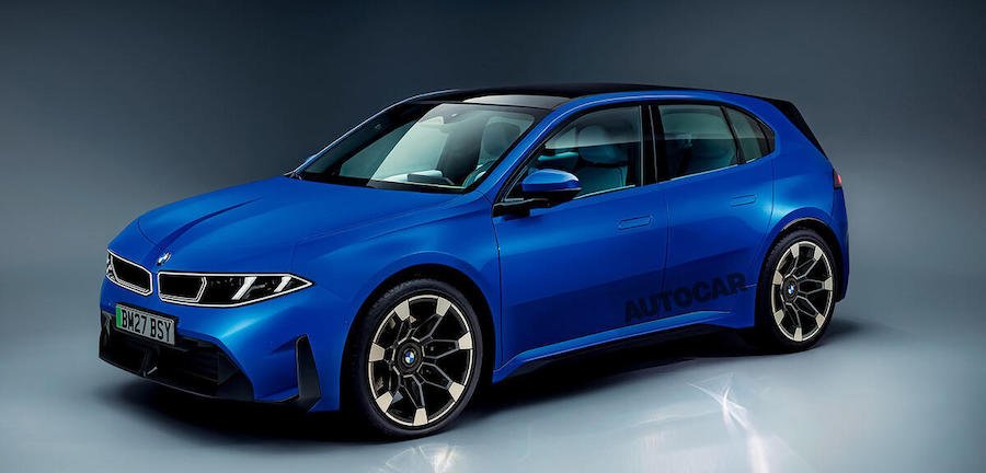 BMW 1 Series render by Autocar