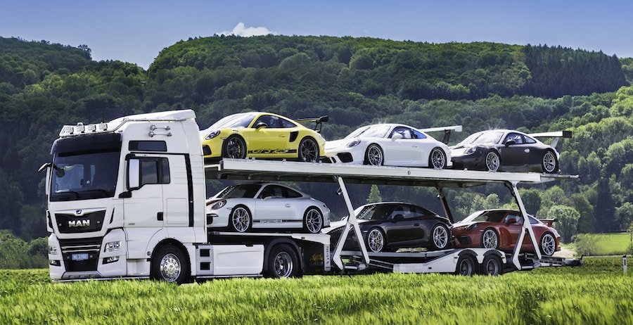 There's a Truck Full of Porsche Cars That a Dealership Just Can't Sell
