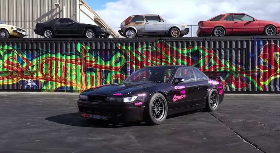 Japanese Pro Drifter Tamed the Hoonigan Burnyard With Her JDM S13 Nissan Silvia Coupe