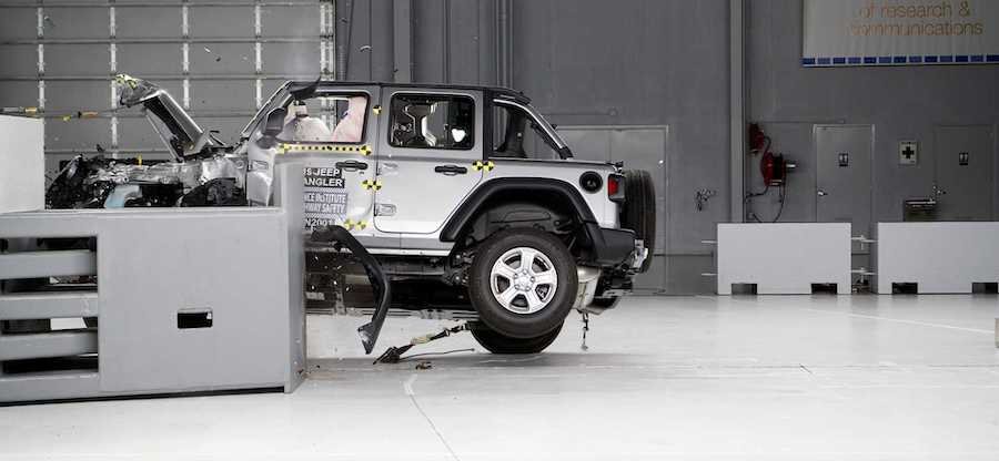 Watch New Jeep Wrangler JL Tip Over During Latest Crash Test