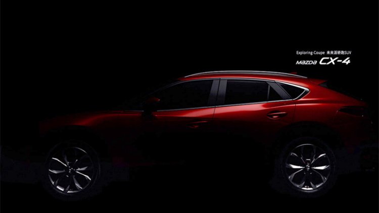New Mazda CX-4 Teaser Shots Emerge Ahead Of Beijing Debut