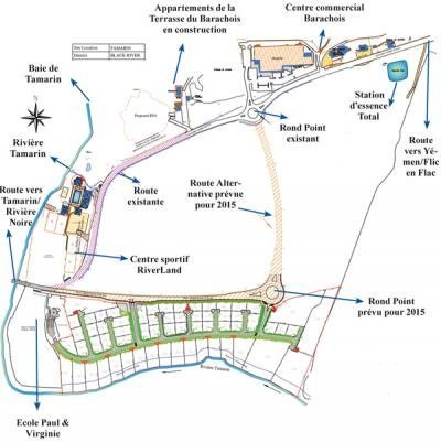 Projet de Village Intégré en 2015 : La Route à Tamarin Déviée à Hauteur de Shoprite