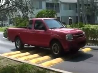 Possibly The World’s Most Ridiculous Speed Bumps