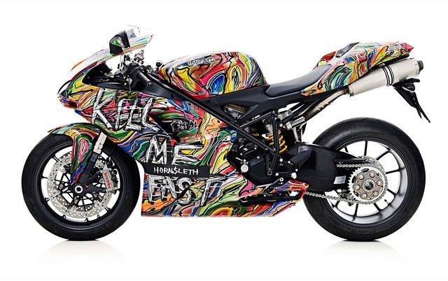 "Kill Me Fast" Ducati collection is morbidly-named motorcycle art