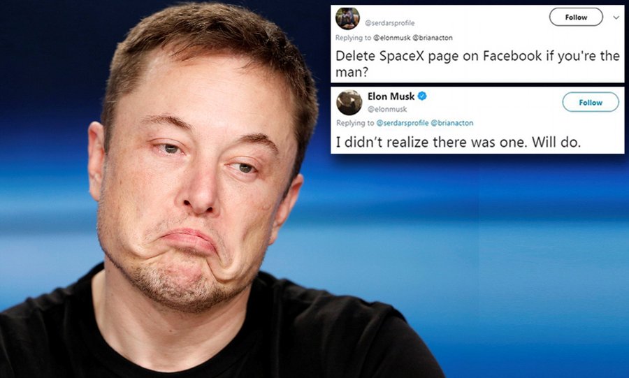 ‘What's Facebook?’ Elon Musk quips as he deletes Tesla, SpaceX pages