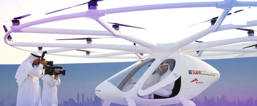 Dubai tests a passenger drone for its flying taxi service