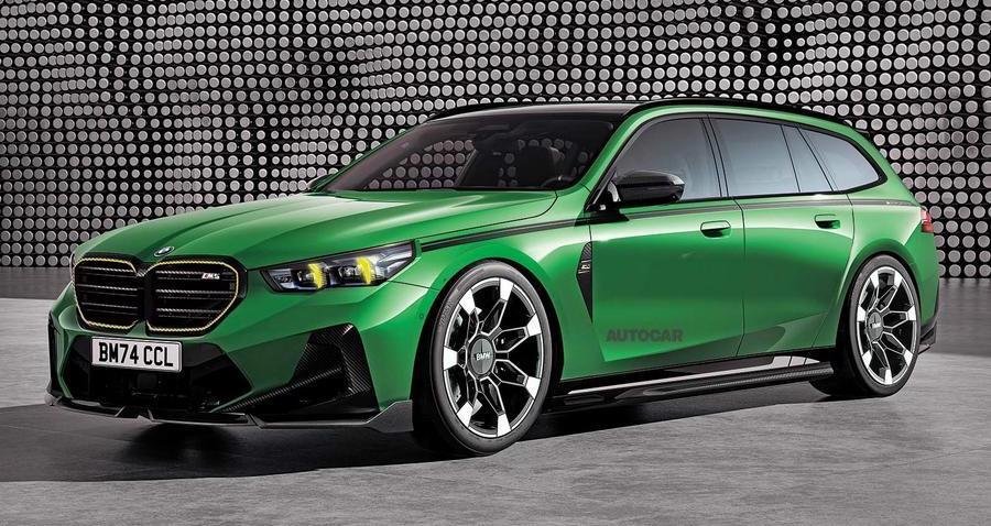 BMW M5 Touring rendered by Autocar