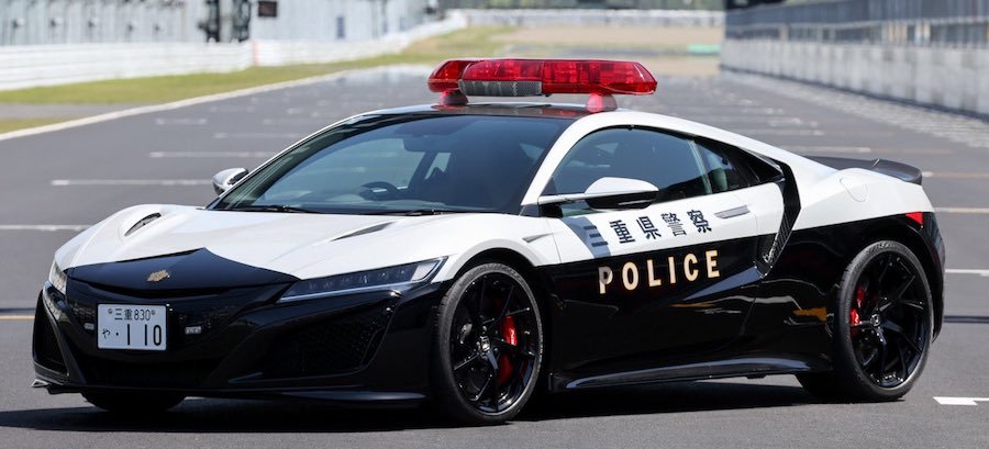 Honda NSX, Japan police