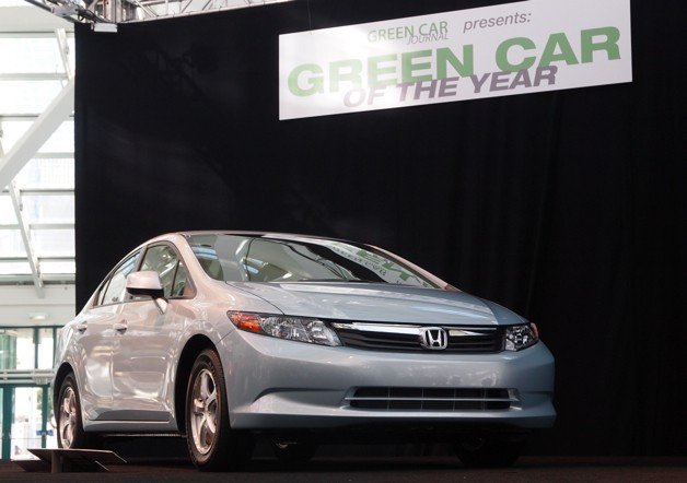 2012 Green Car of the Year is the Honda Civic Natural Gas