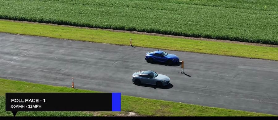 Lightly Modified Nissan Z Drag Races Toyota GR Supra, Instantly Regrets It