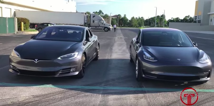 Watch Tesla Model 3 Versus Model S In Most Unique Race To Date