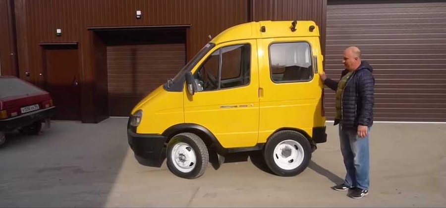 Tiny Makeshift Van Looks Hilariously Unsafe