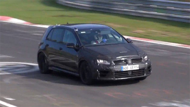 2015 VW Golf R Caught Getting a Flogging on 'Ring
