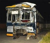 Accident bus driver suspended