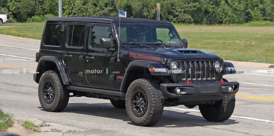 Jeep Wrangler Rubicon 392 V8 Spied In Production Spec On The Road