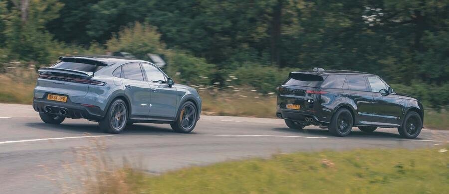 Super-SUV crown: Porsche Cayenne vs Range Rover Sport SV