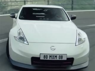 370Z Nismo Races Against Flying Dude