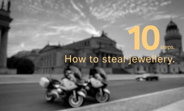 BMW shows you how to steal jewelry in 10 steps