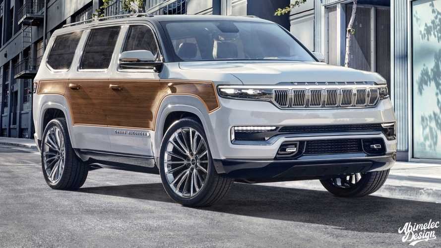 Jeep Grand Wagoneer Woody Already Rendered In All Its Retro Glory