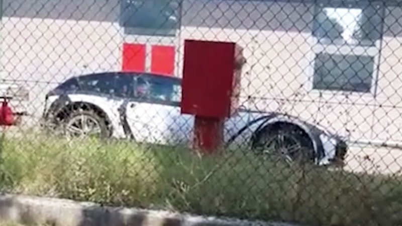 Ferrari Purosangue SUV test mule spied in video