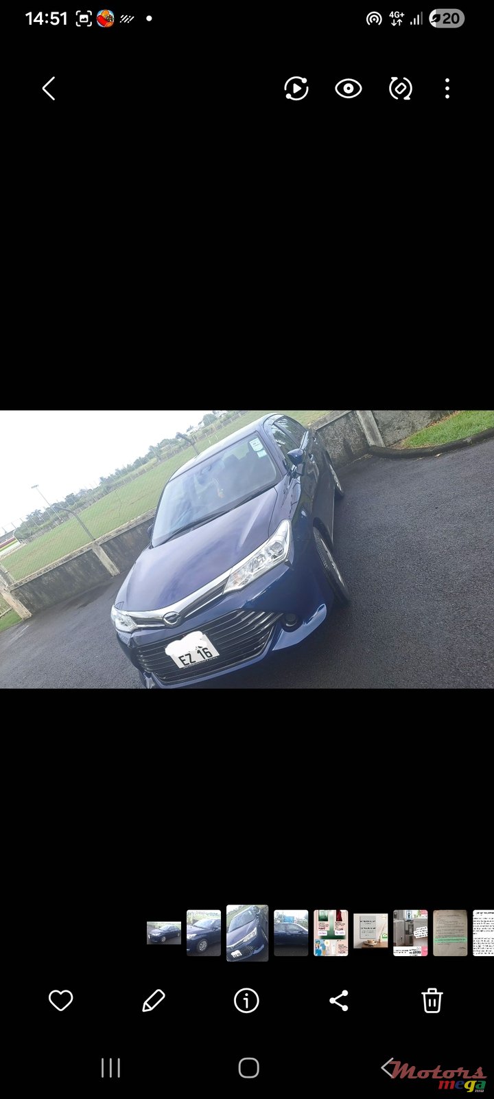 2016' Toyota Axio Grade G EZ photo #3