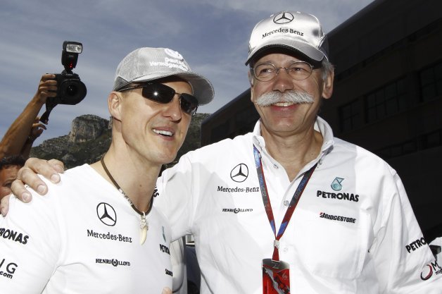Mercedes to Continue Sponsoring Michael Schumacher
