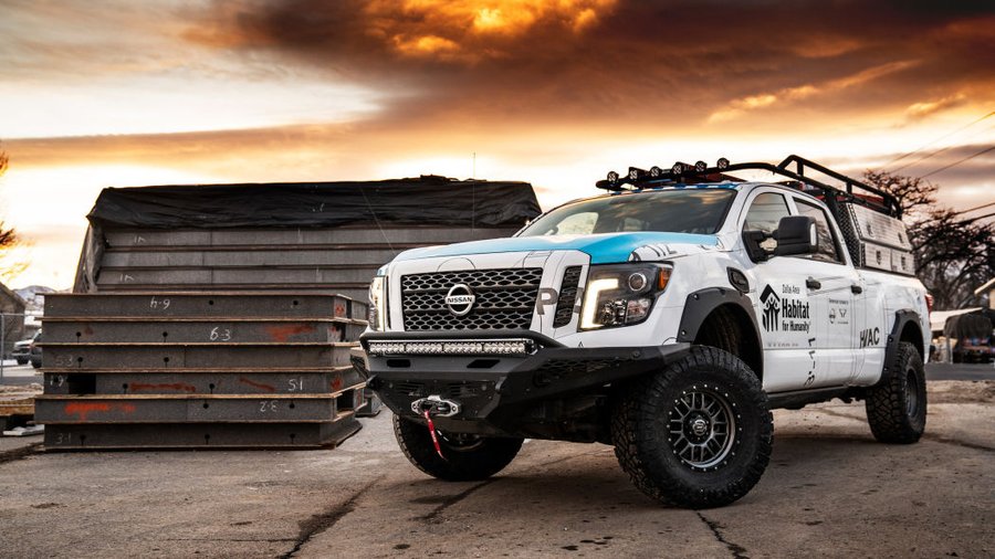 Nissan and Habitat for Humanity kit out a Titan for building stuff
