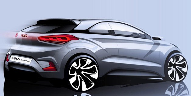 Hyundai i20 Coupe Sketch
