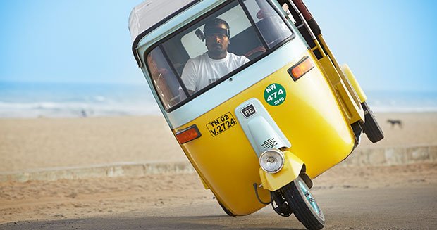 Indian Driver Sets Record for Two-Wheeled Tuk-Tuk Driving