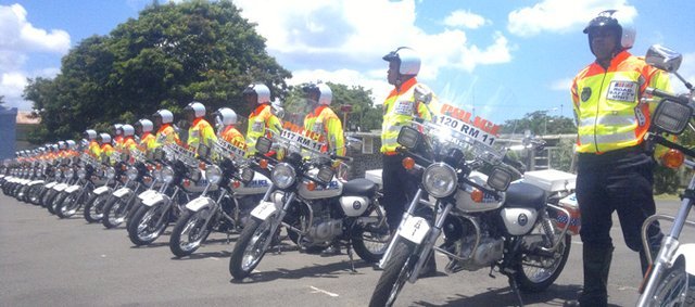 The Motor Cycle Division: The Road Safety Unit Presents its New Team of 30 Riders