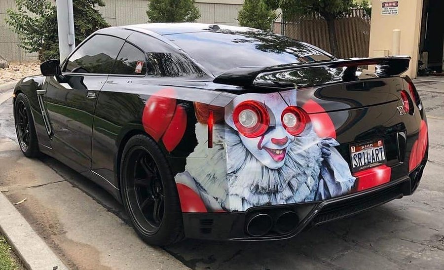 Pennywise Nissan GT-R Is Real, Looks Like It