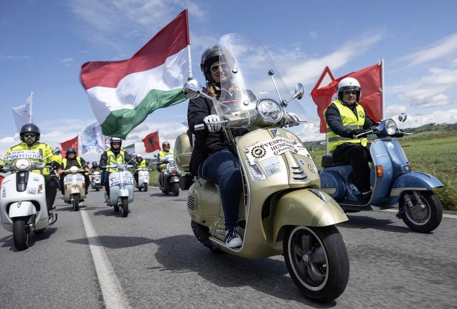 Tens of Thousands of Vespas Will Turn on Rome at the End of June for Huge 80th B-Day Party