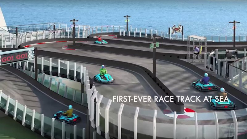 This $900M Cruise Ship Might Be The Most Expensive Race Track Ever