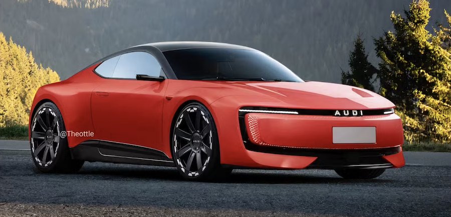 AUDI TT for China rendering